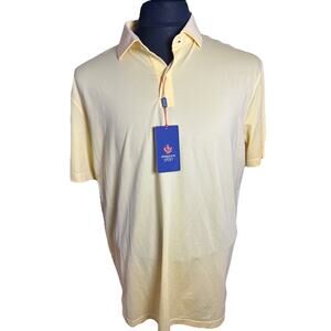 Donald Ross Men’s Yellow Golf Polo Large NWT Southampton GC Arm